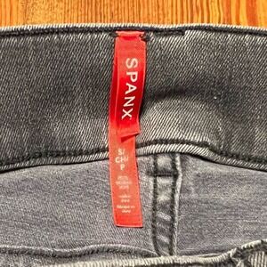 Spanx Jeans Distressed Black Jeans